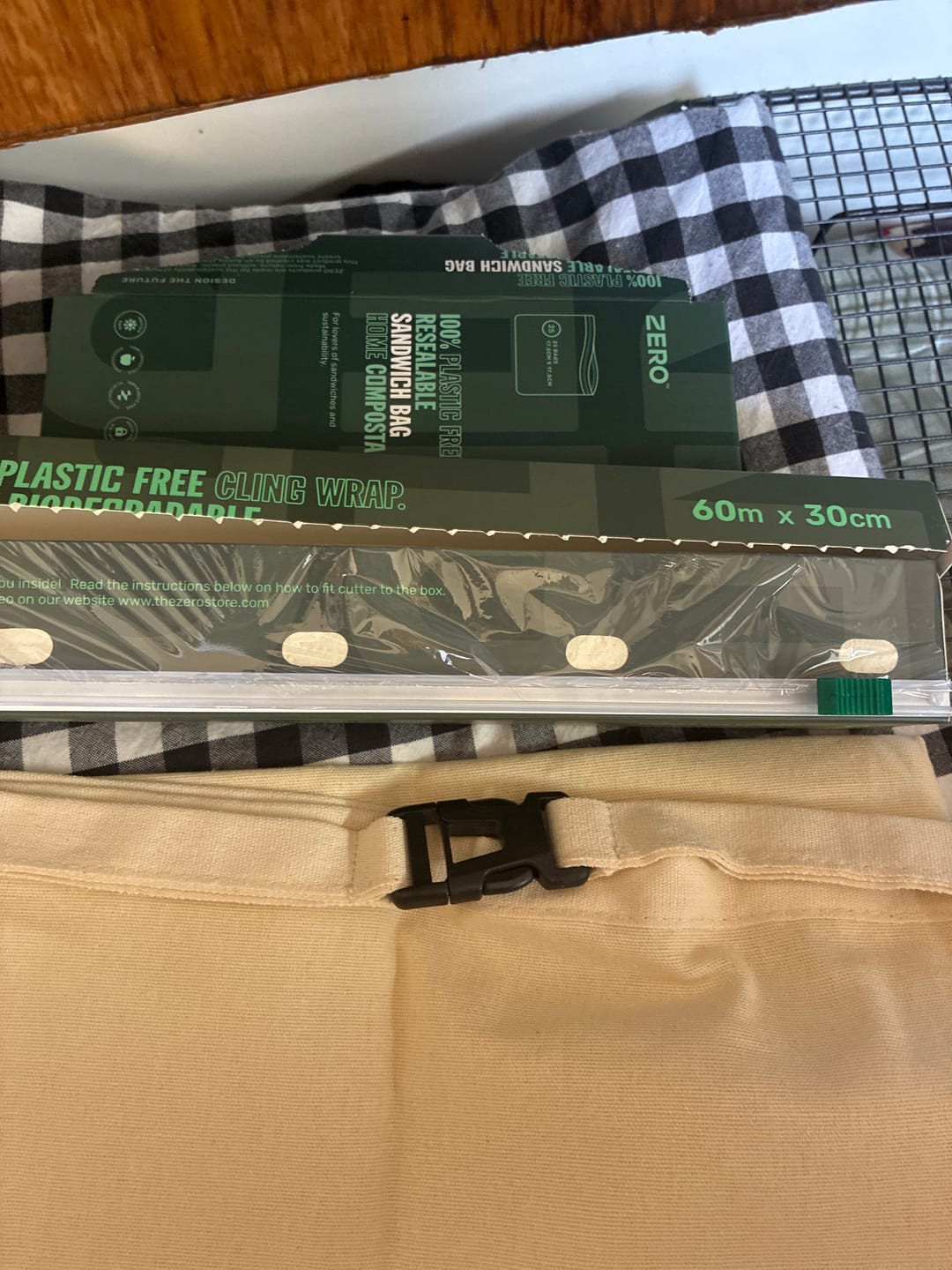 Customer photo review of Plastic-Free Cling Wrap