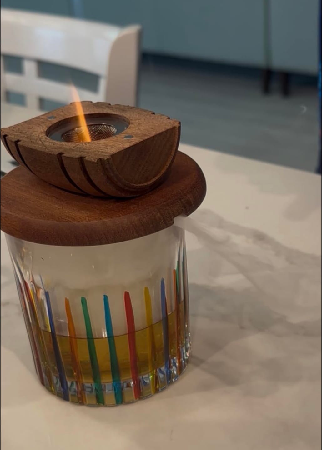 Customer photo review of Noir Barrel Smoker - Signature Edition