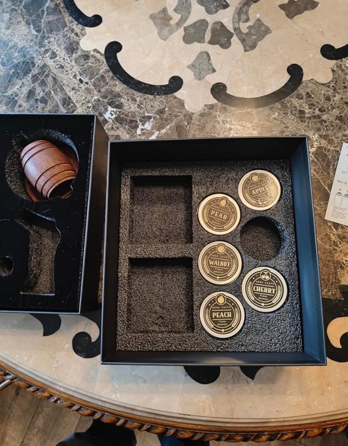 Customer photo review of Noir Barrel Smoker - Signature Edition