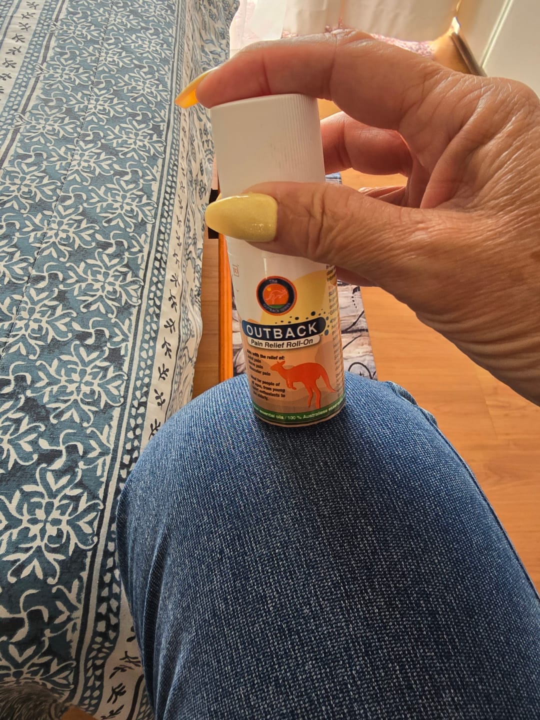 Customer photo review of Outback Pain Relief™ Oil 50ML Roll-On