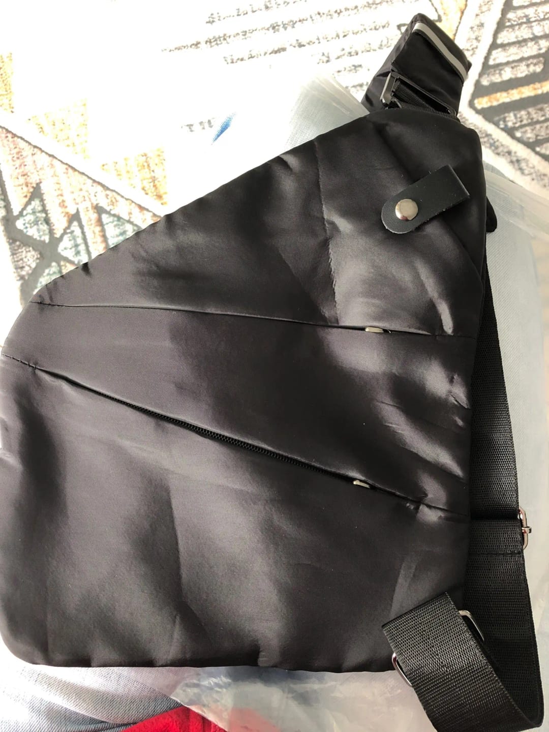 Customer photo review of SecuBag | Anti-Theft Urban Crossbody Bag
