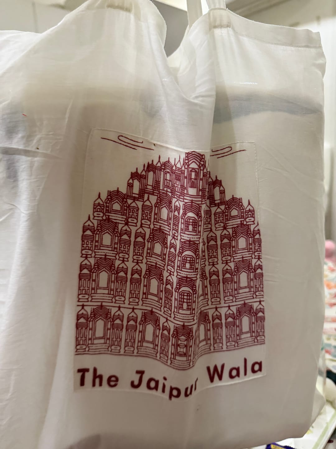 Customer photo review of White Muslin Razai