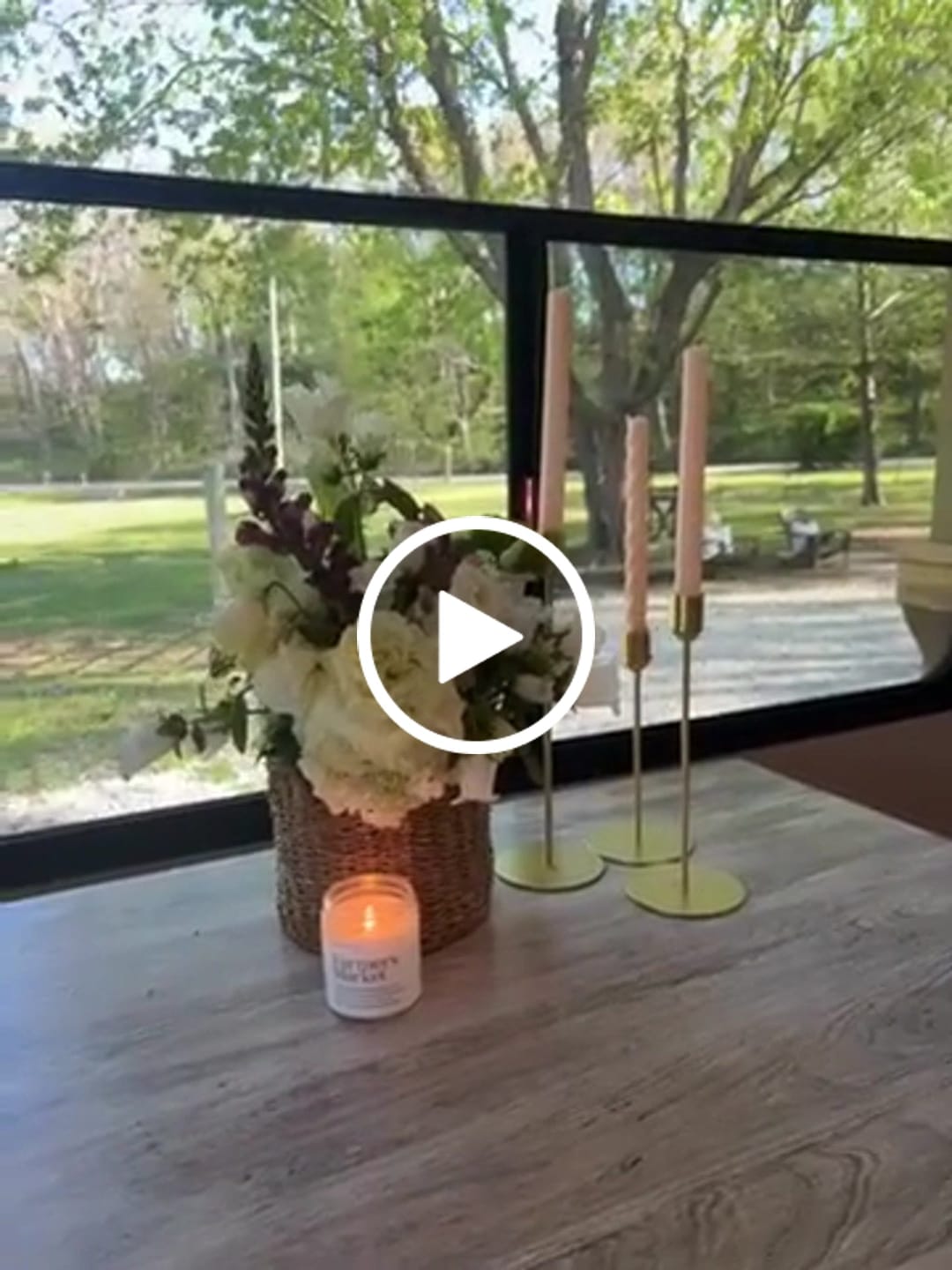 Customer video review of Farmers Market Candle