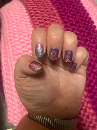 Customer photo review of Pascall | Nail Polish Wraps