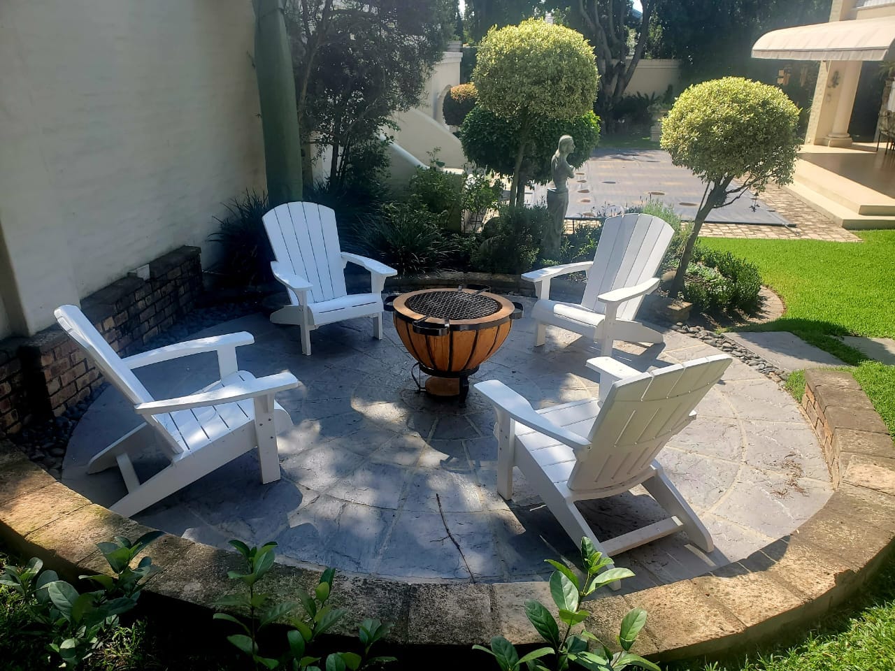 Customer photo review of Troy Chair 2 Pack - White