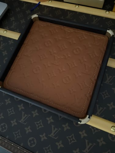 Customer photo review of CUSTOM LV SERVING TRAY (BROWN)