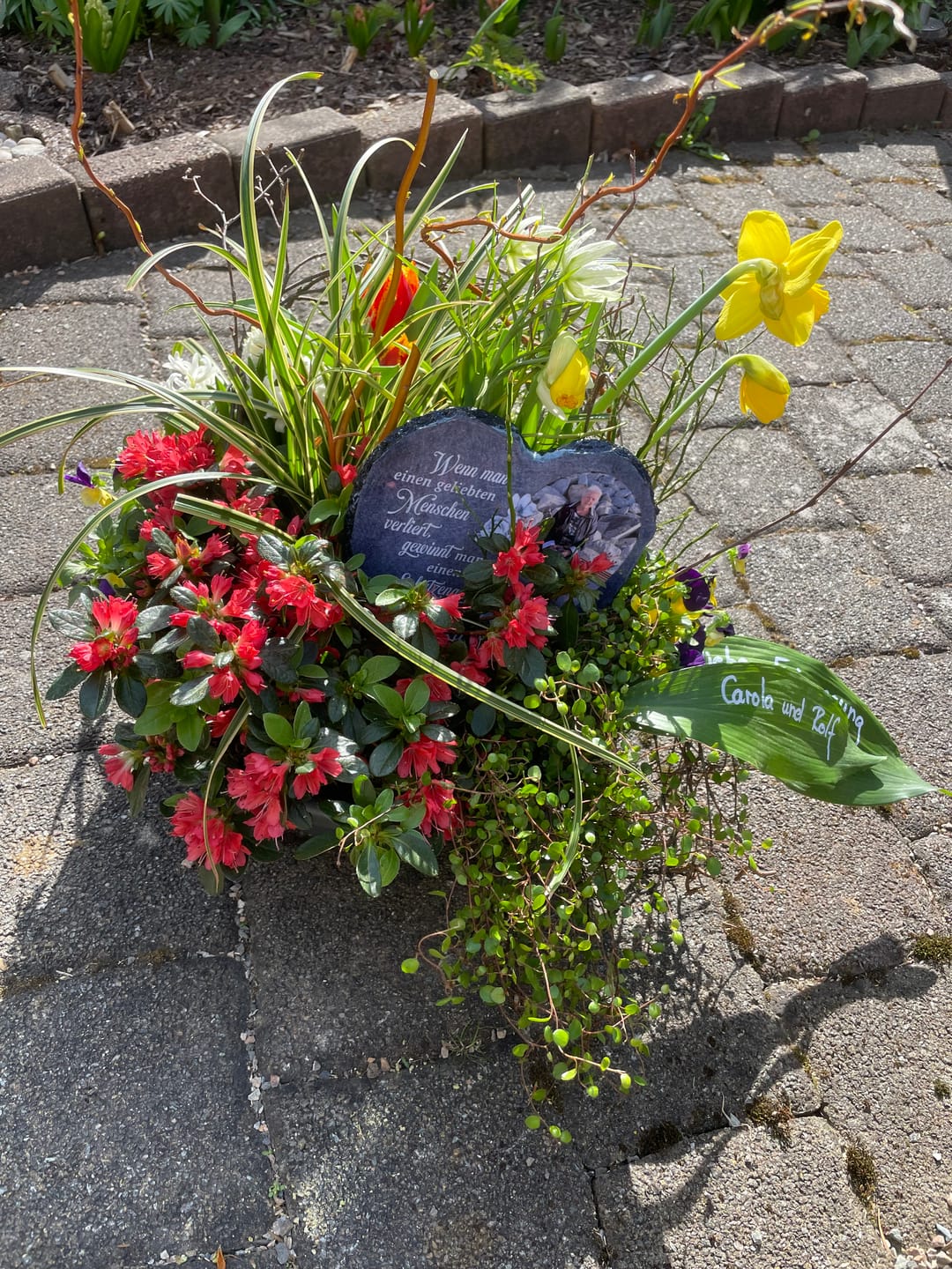 Customer photo review of Schutzengel - Individuelles Schieferherz