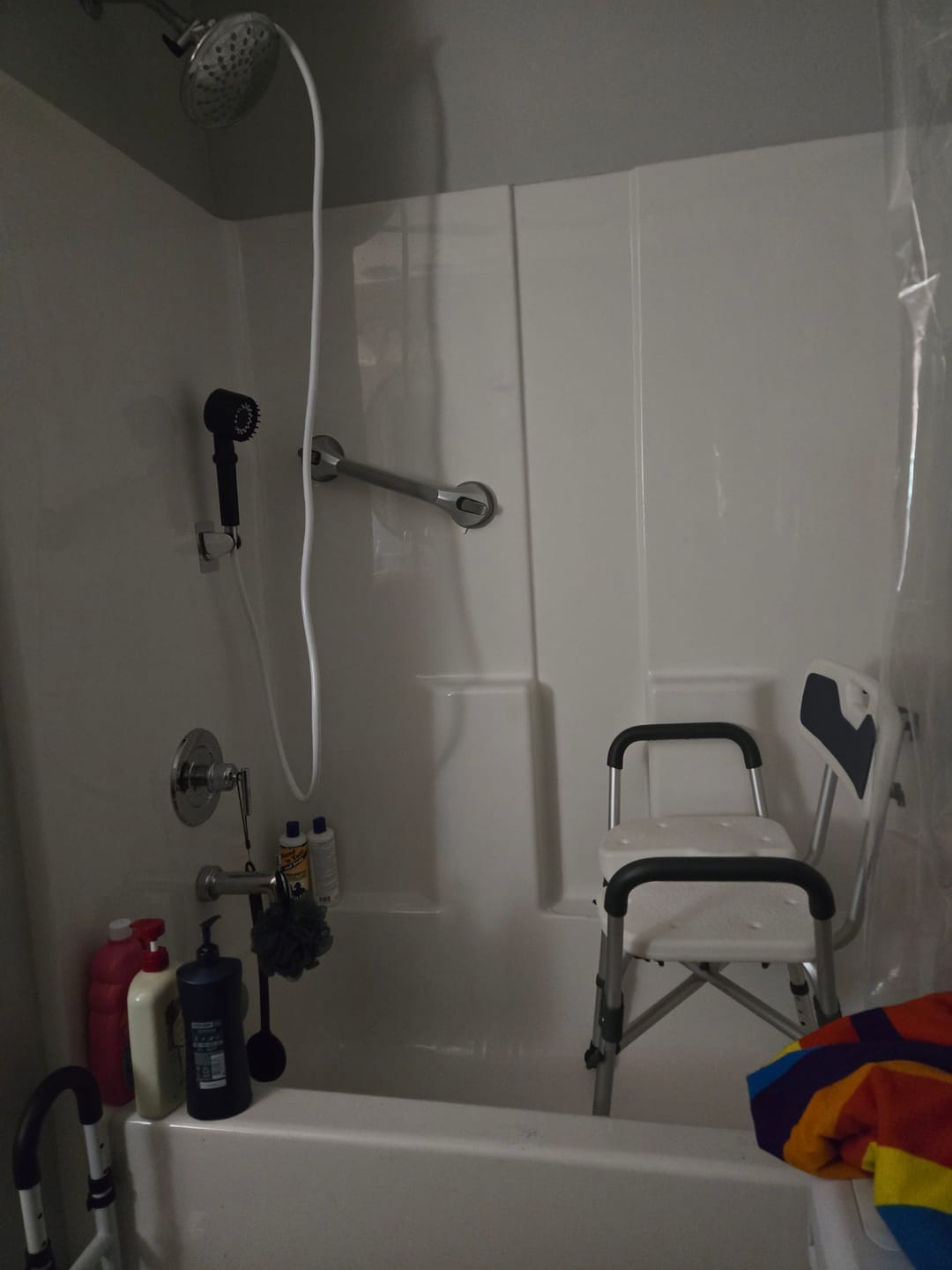 Customer photo review of U-Shape Shower Chair (450lb)