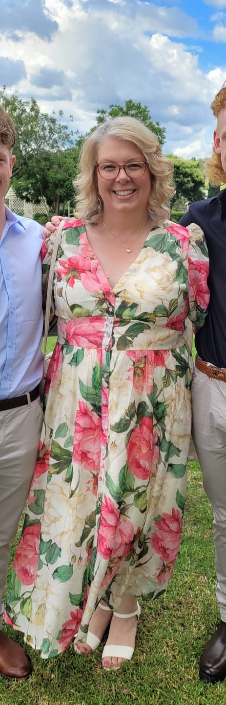 Customer photo review of Montanna Midi Dress in Pink