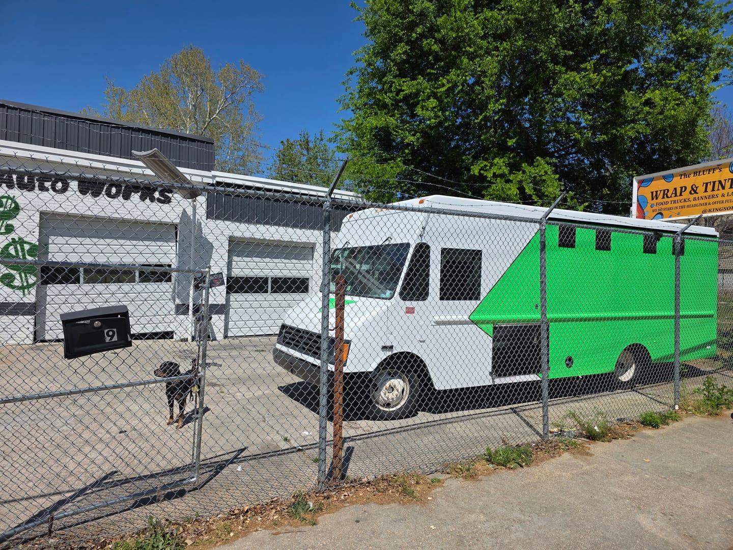 Customer photo review of Candy Metallic Neon Green vinyl wrap