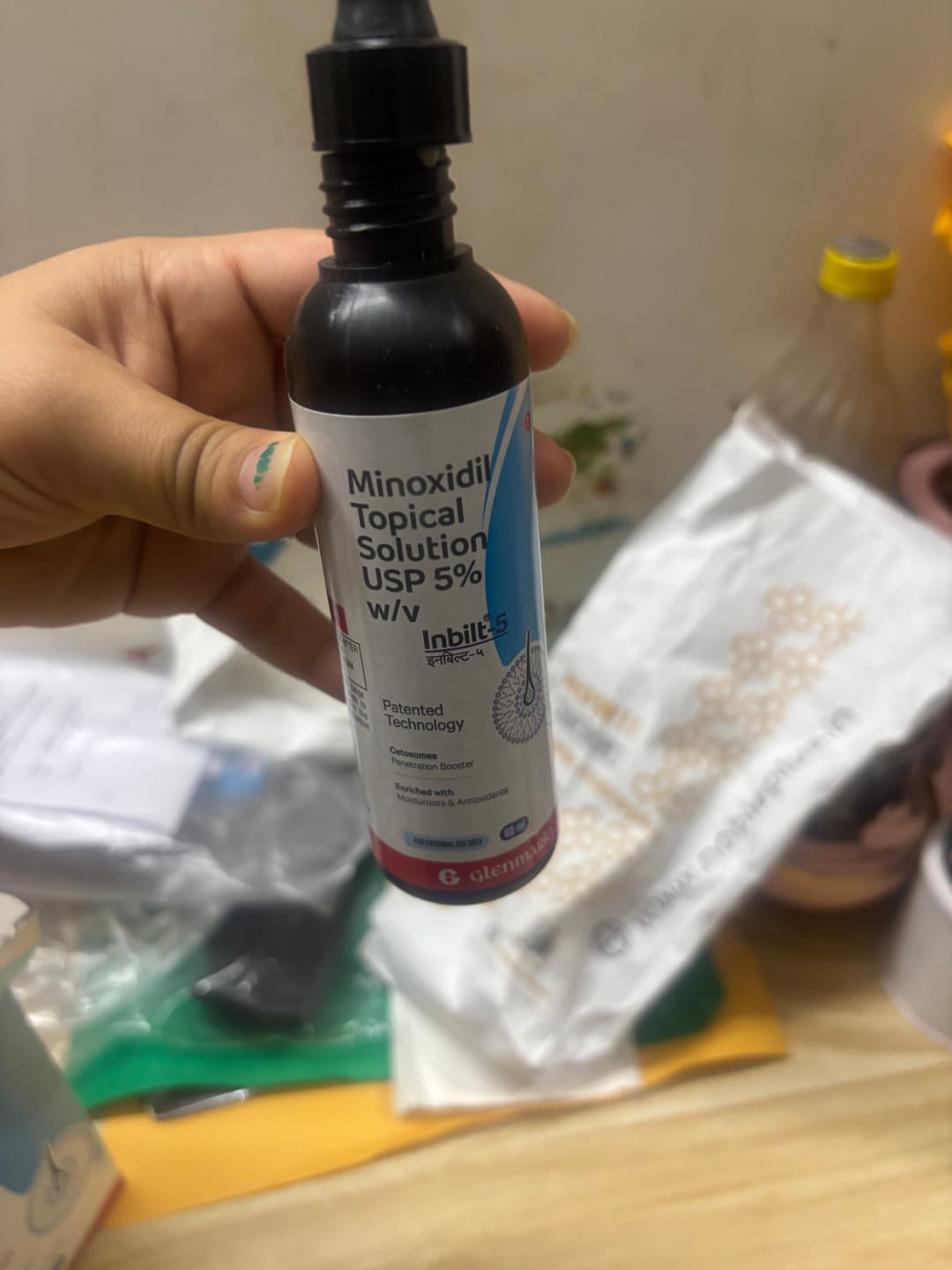 Customer photo review of Inbilt 5% Solution