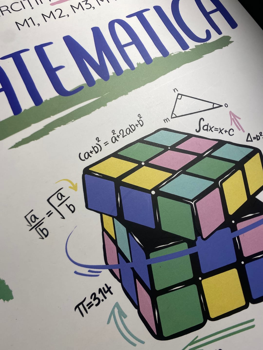 Customer photo review of Carte Matematică Bacalaureat (M1, M2, M3, M4) Bacademia