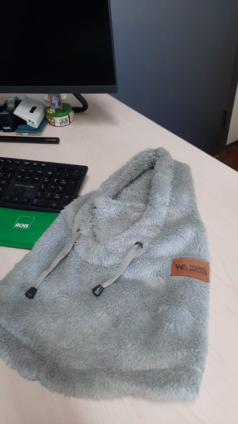 Customer photo review of Gorro Bajo Cero Gris Invernal Unisex