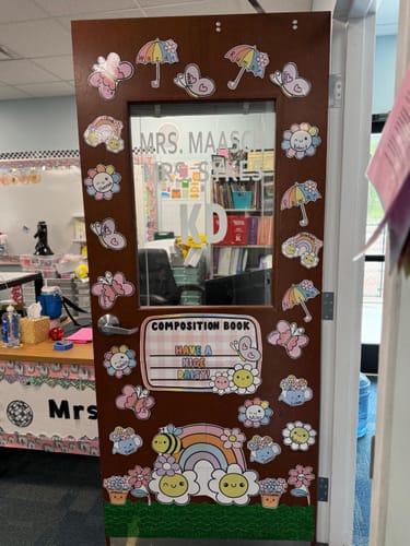 Customer photo review of Petals and Pastel | Printable Classroom Decor Bundle