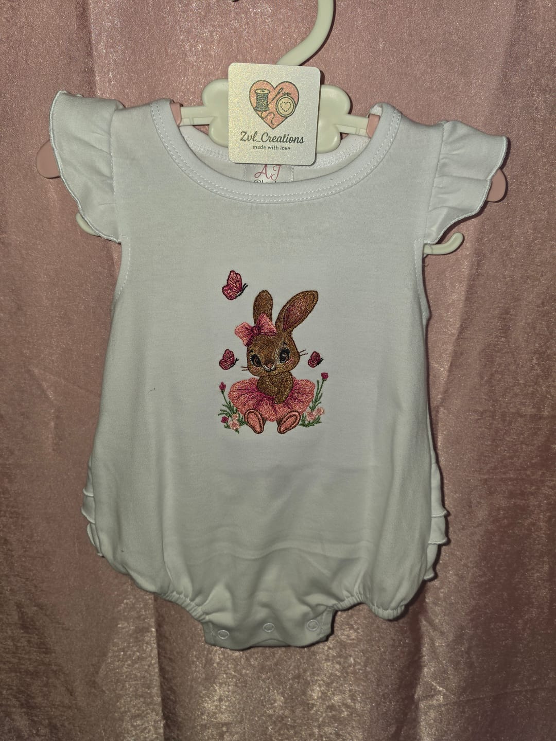 Customer photo review of Girls Ruffle Bum Bubbles