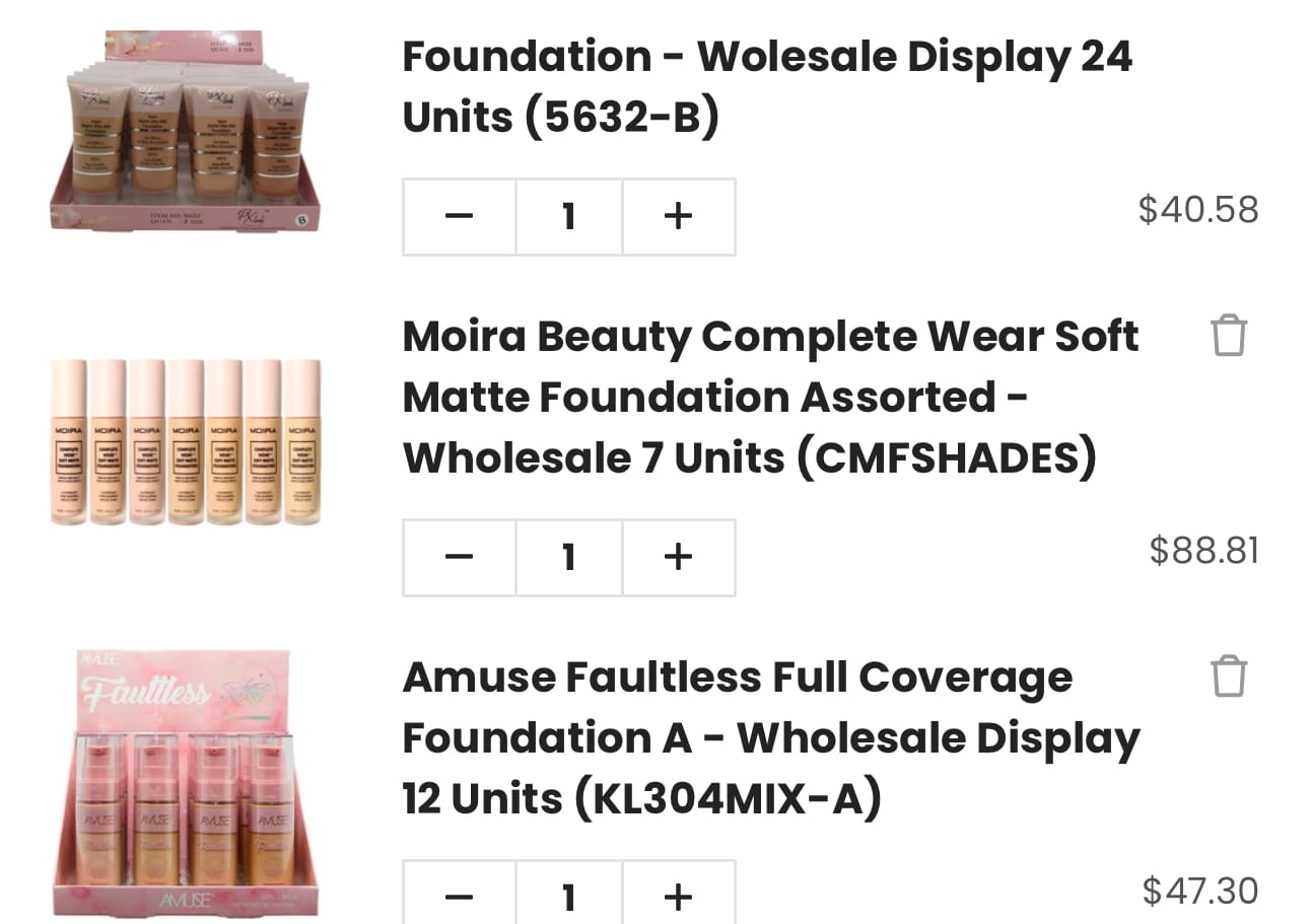 Customer photo review of Beauty Creations Flawless Stay Foundation Fs9.0 - Wholesale 12 Units (FS9.0)