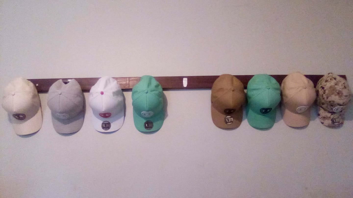 Customer photo review of A-FRAME HAT - CREAM