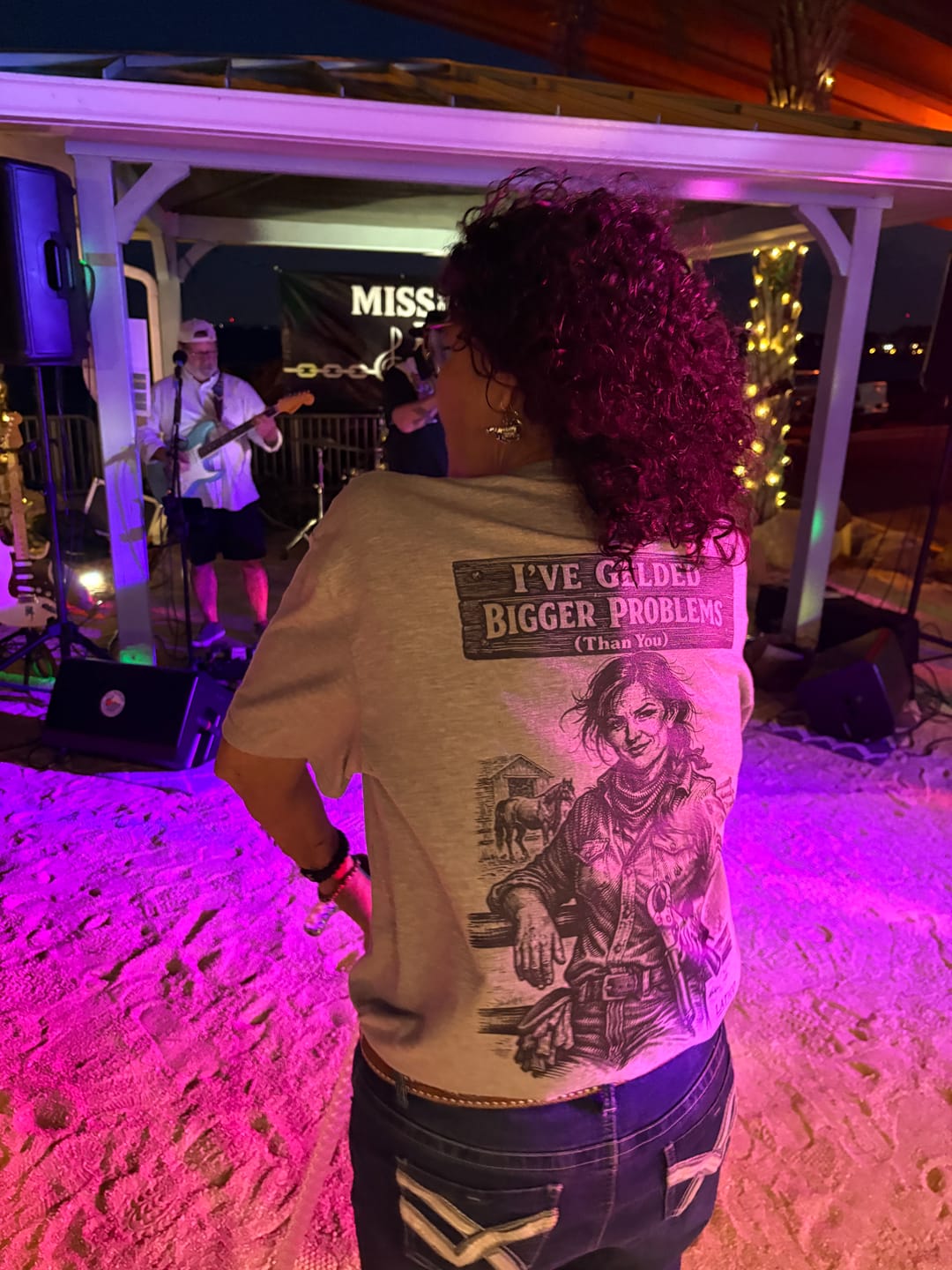 Customer photo review of Gelded Problems Tee