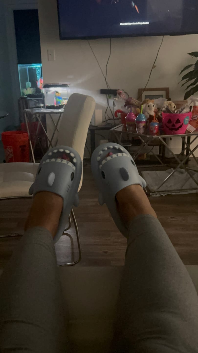 Customer photo review of Cloud Sharks - Original Viral Slides