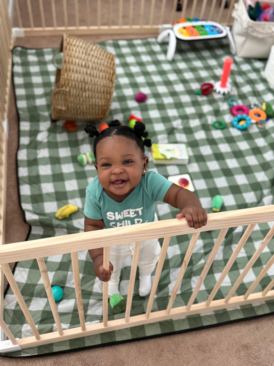 Customer photo review of HARPPA Grovi | Baby Gate Playpen & Fence for Babies and Toddlers