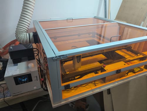 Customer photo review of AtomStack Glacier 120W/90W Water-Cooled Diode Laser Engraver