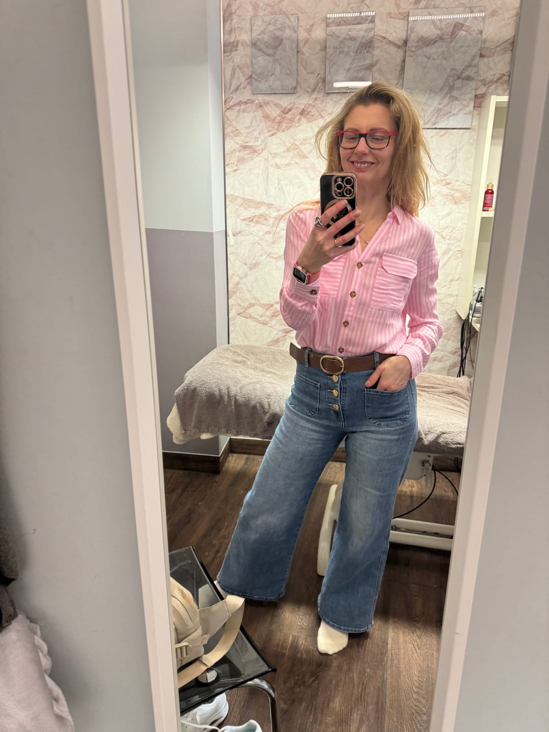 Customer photo review of Hose Jeans Floretta used Denim / kein Versand in verschiedenen Größen!