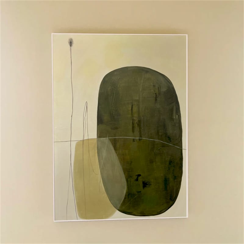 Customer photo review of Abstract Painting Canvas #AP068