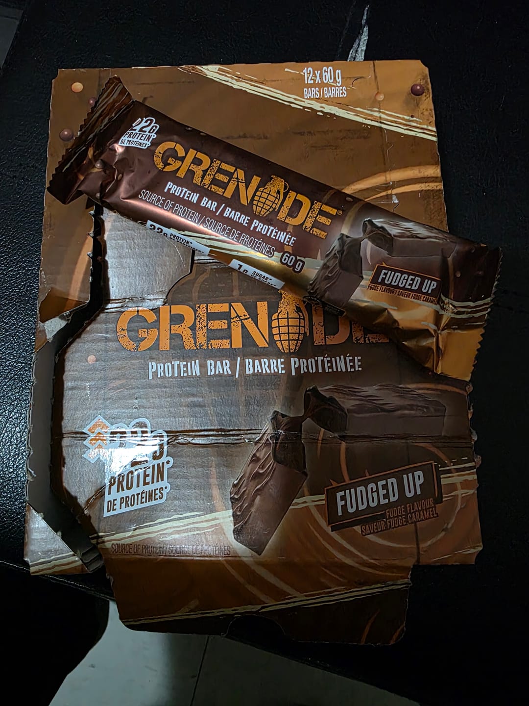 Customer photo review of Grenade - Barre protéinée - 60g