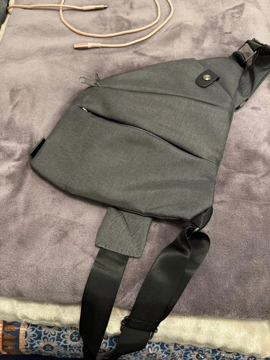 Customer photo review of SecuBag | Anti-Theft Urban Crossbody Bag