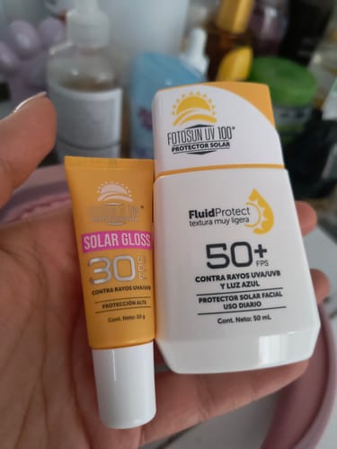 Customer photo review of Protector Solar Fotosun Fluid Protect Luz Azul