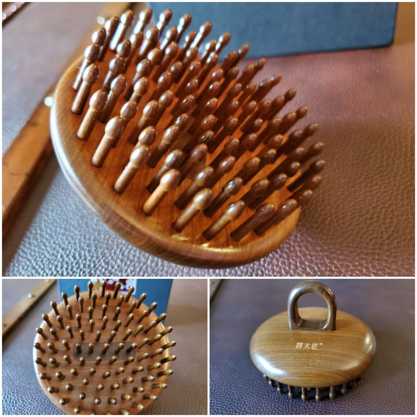 Customer photo review of Round Shape Tooth-Inserted Handheld Scalp Massager