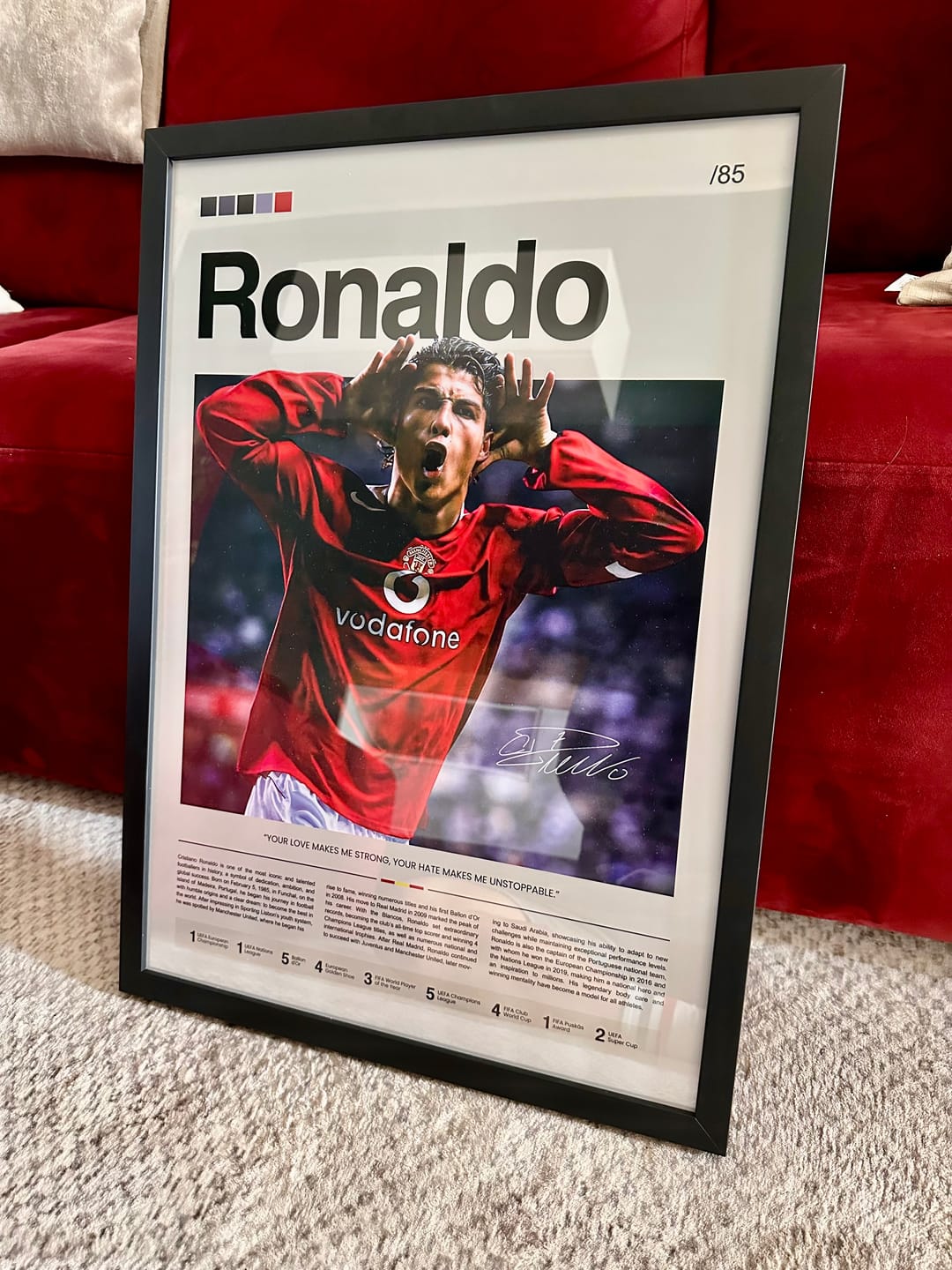 Customer photo review of Cristiano Ronaldo - Manchester United FC