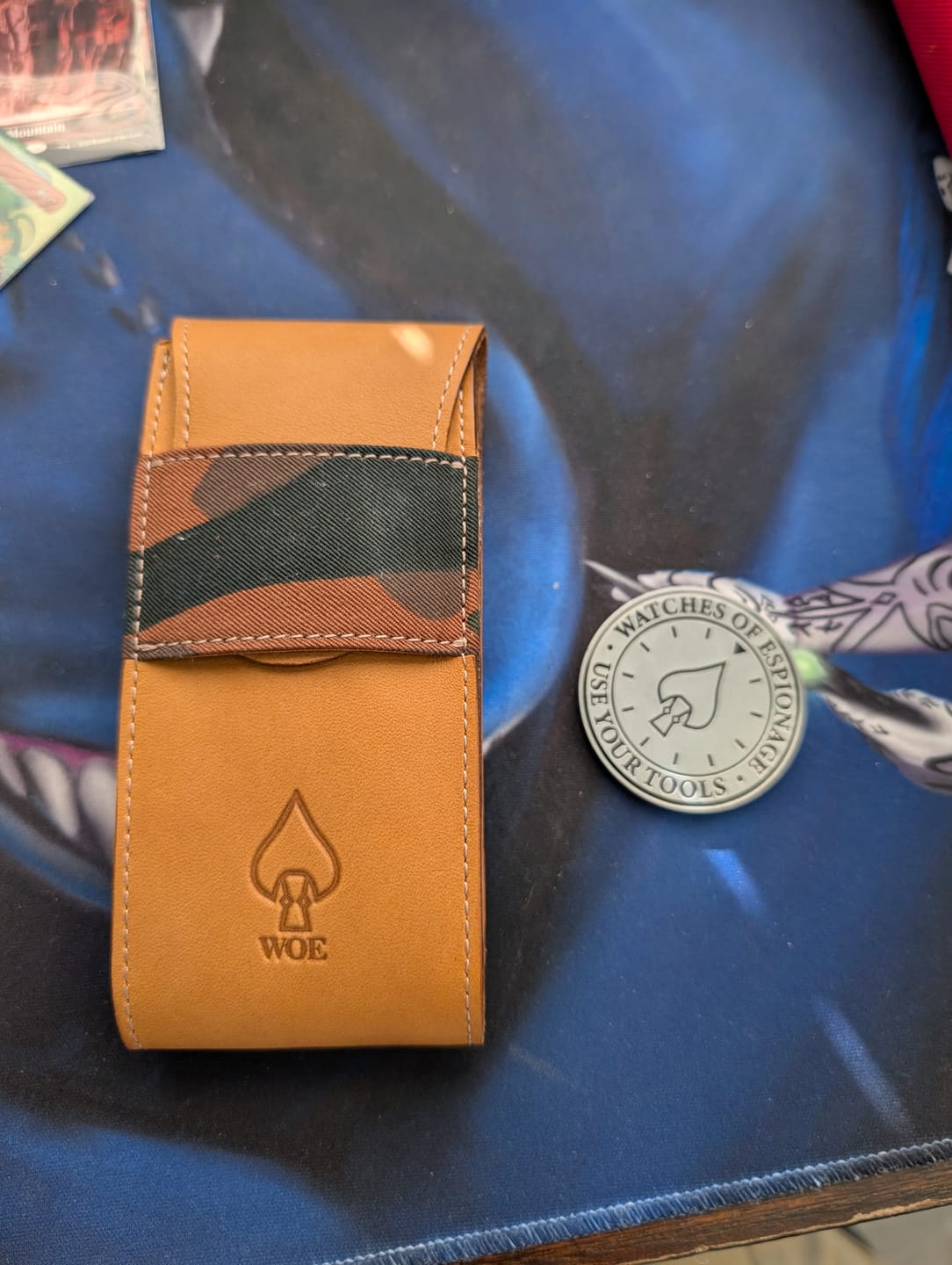 Customer photo review of Travel Pouch and Challenge Coin -NEW