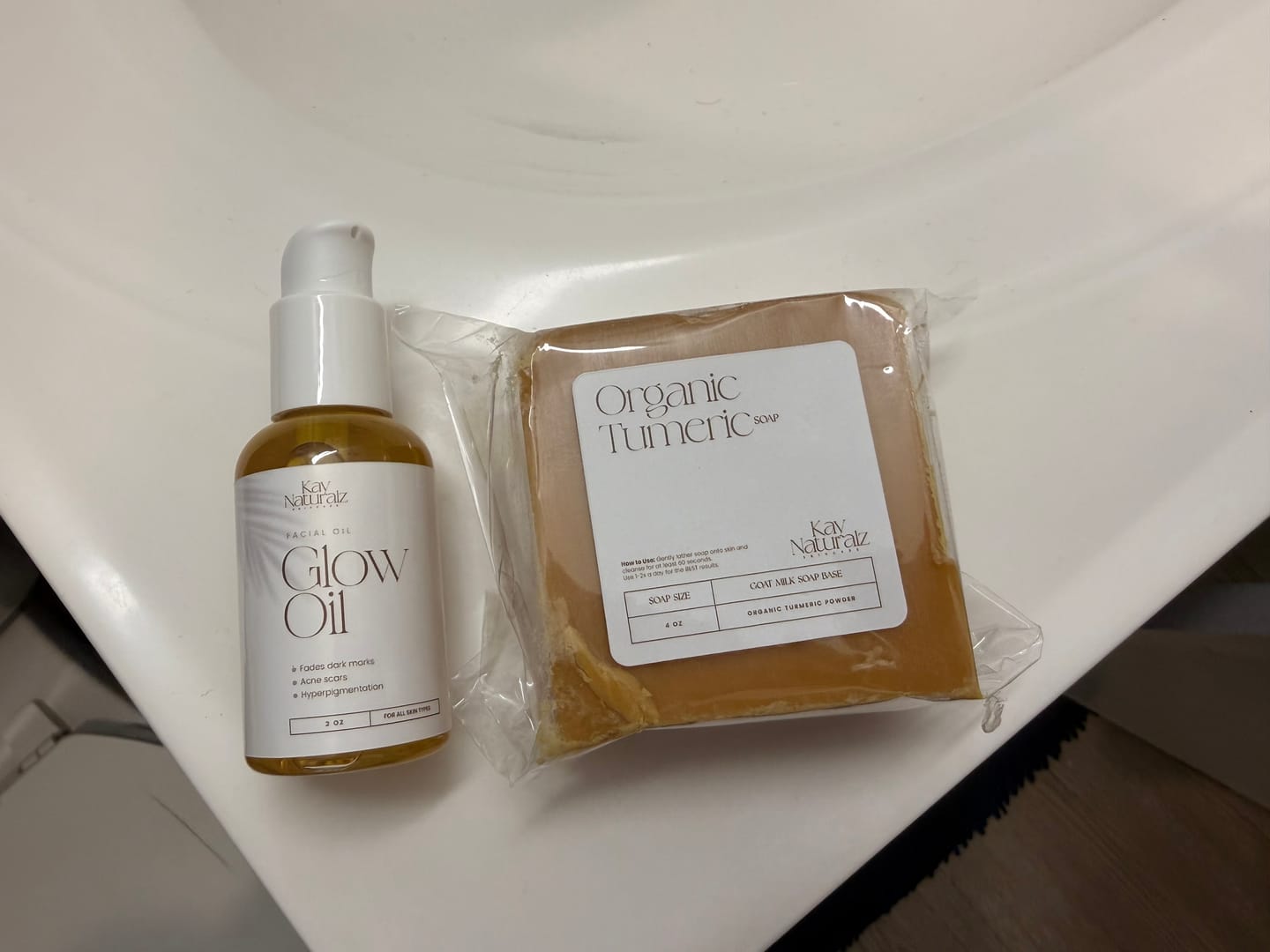 Customer photo review of Glow Oil