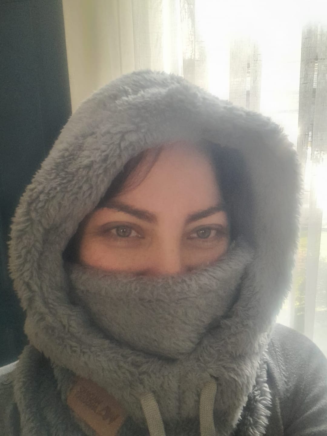 Customer photo review of Gorro Bajo Cero Gris Invernal Unisex