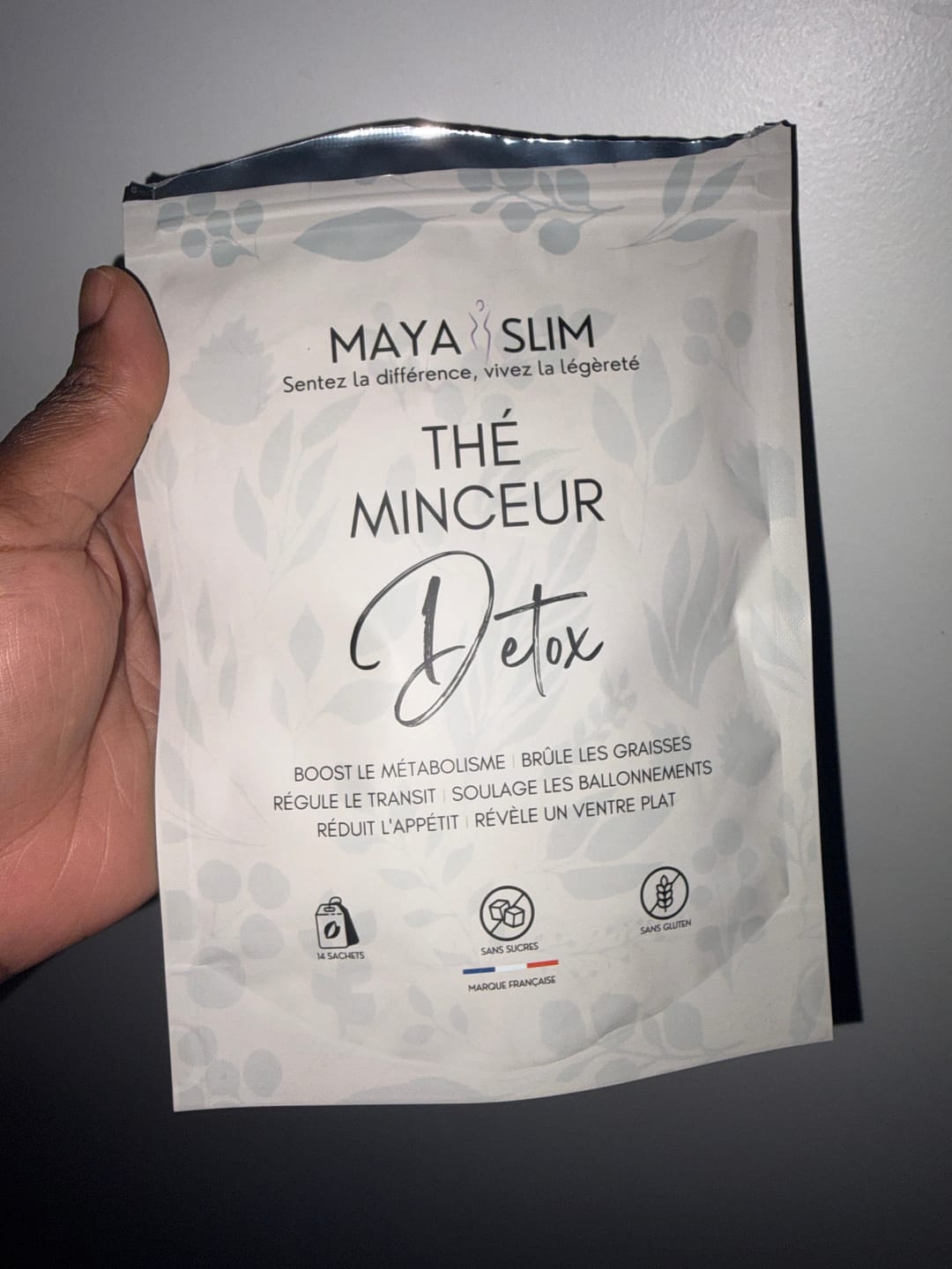 Customer photo review of Thé Minceur Detox