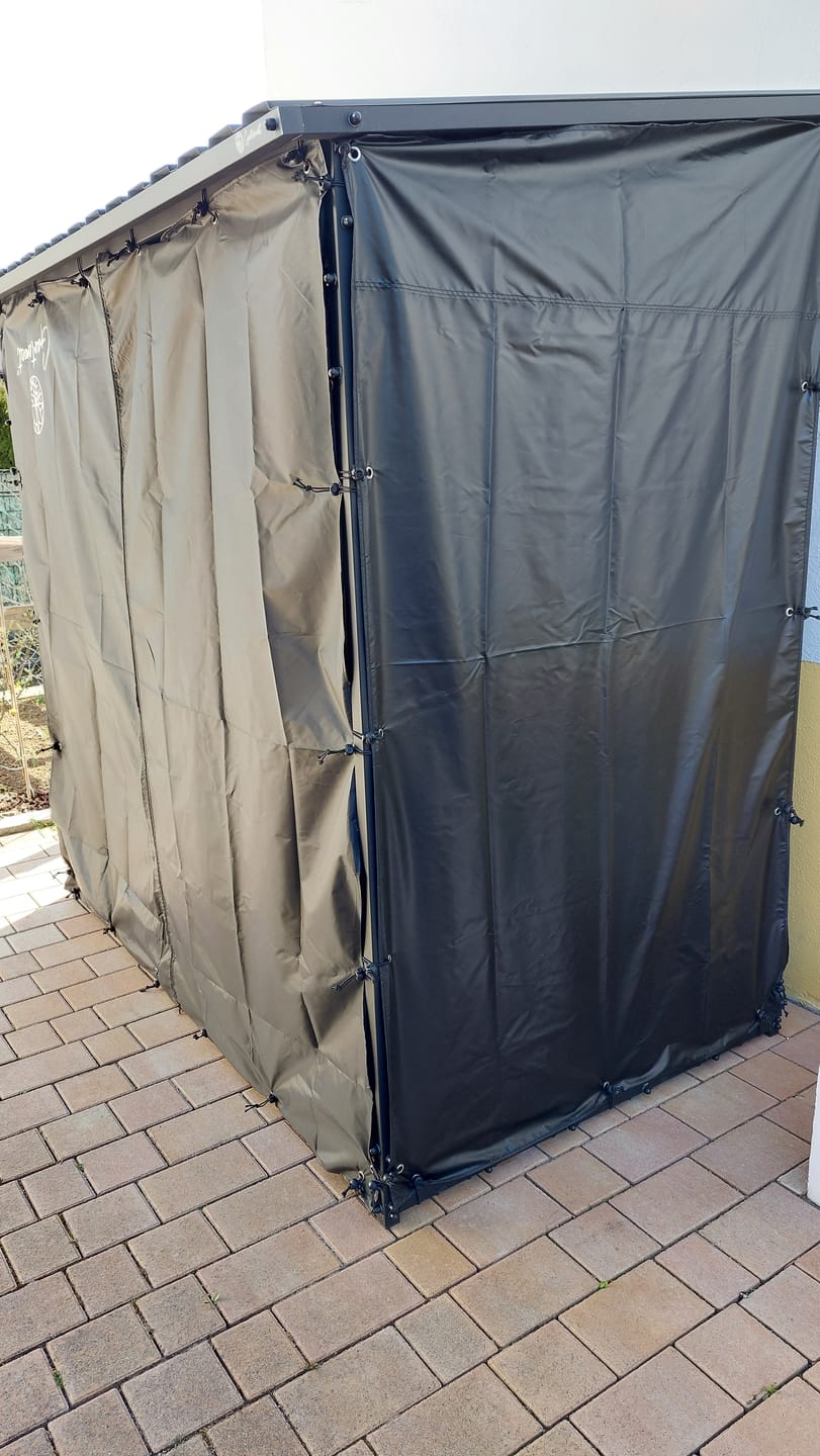Customer photo review of Gartenzeit® Premium Kaminholzregal für den Außenbereich – XXL, extra stabil & wetterfest
