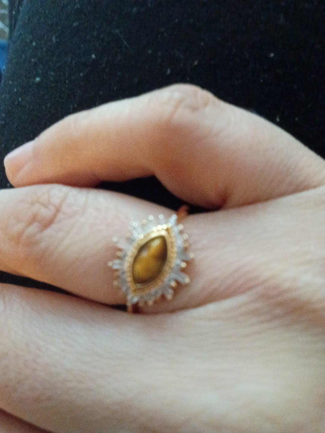 Customer photo review of Mystery Gemstone Ring