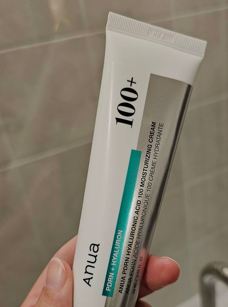 Customer photo review of PDRN Hyaluronic Acid 100 Moisturizing Cream