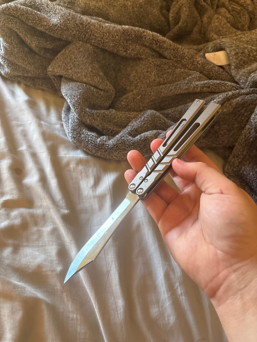 Customer photo review of theone BRS chAB clone Titanium alloy-handle stainless steel blad One-piece structure bushings D2
