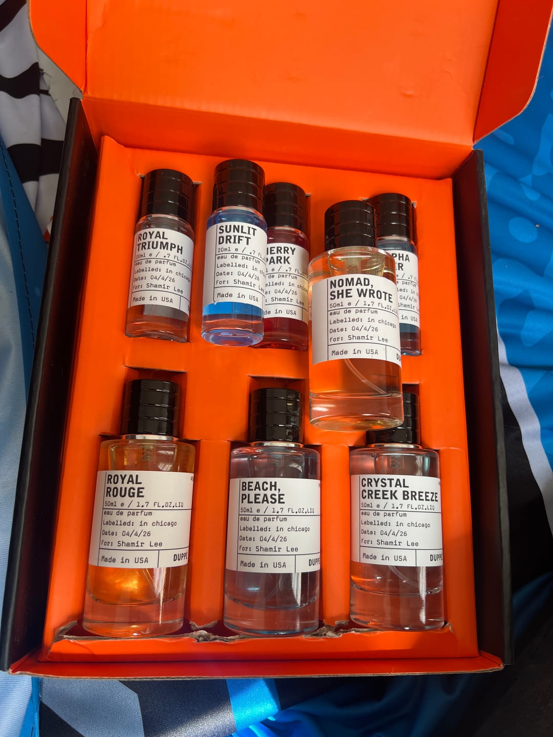 Customer photo review of 6 Scents. 1 Affordable Price.