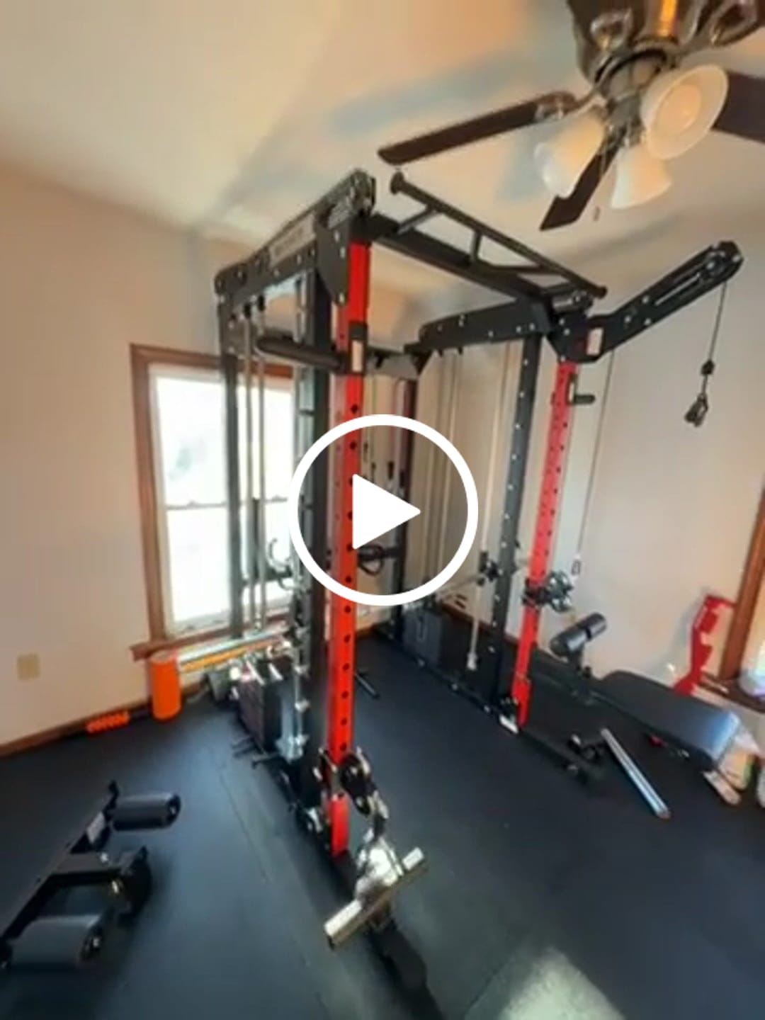 Customer video review of RitFit M2 SERIES Multi-Functional Modular Home Gym Package