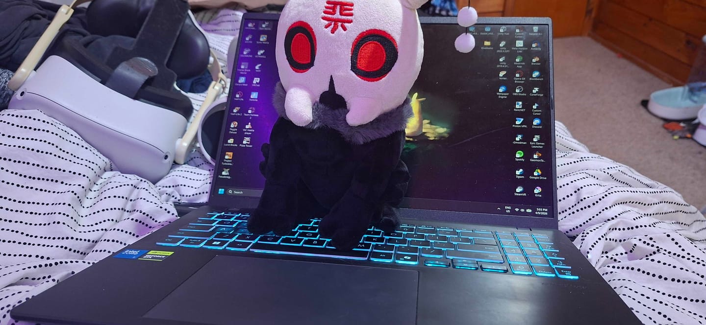 Customer photo review of Rain World - Scavenger Chieftain Plush