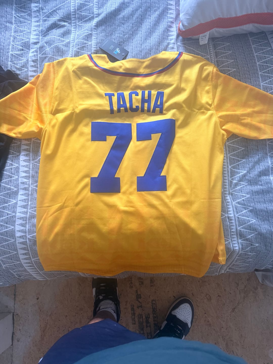 Customer photo review of Colombia Heritage Custom Baseball Jersey