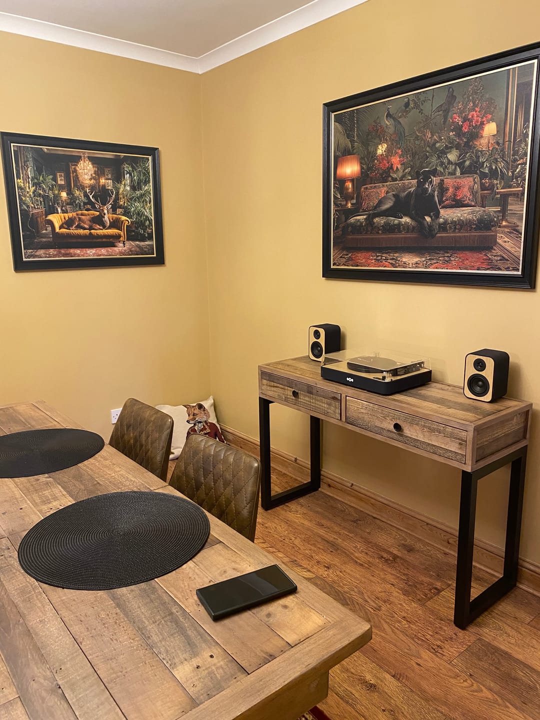 Customer photo review of Lounging Stag By AKDesigns