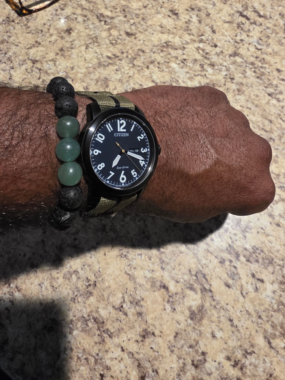 Customer photo review of Glomar Explorer - Hook & Loop Strap Striped