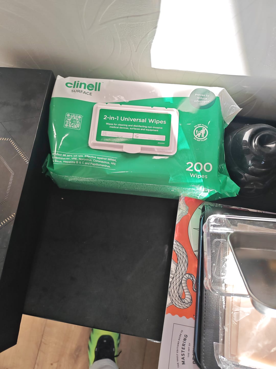 Customer photo review of Clinell Universal Wipes CW200