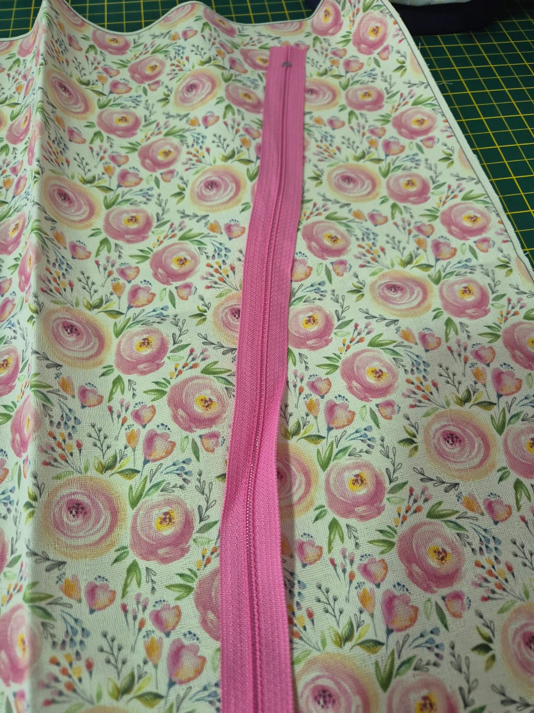 Customer photo review of Try Our New Fabric Panels: Linen Cushion Kit