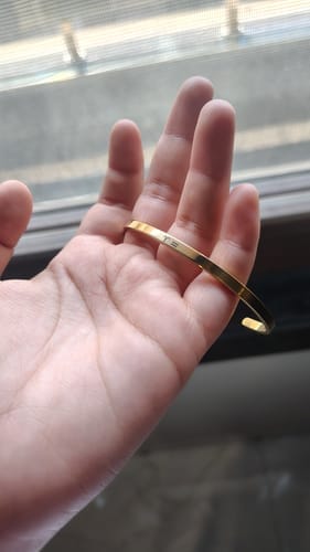 Customer photo review of Personalised Classic Bracelet