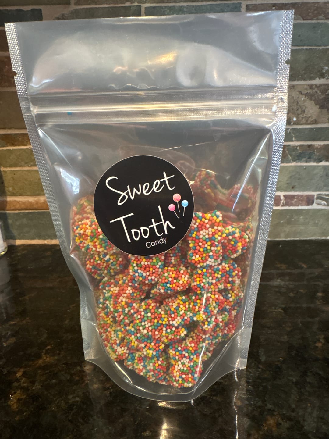 Customer photo review of Just Enough - Sprinkle Gummy Bears